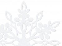Vista previa: 10 copos de nieve decorativos de papel 13cm