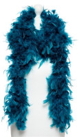 Preview: Feather boa Alina petrol 1,8m