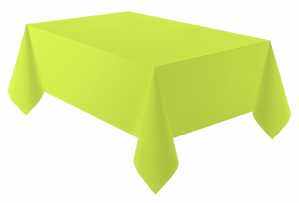 Green Lime Tablecloth 2.74m x 1.37m