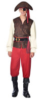 Anteprima: Costume da pirata con benda per occhio