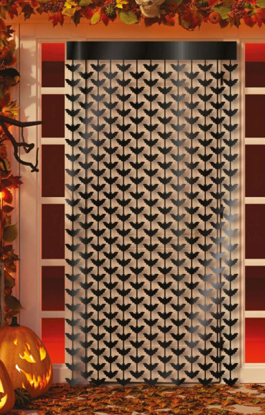 Fledermaus Vorhang metallic 1 x 2m