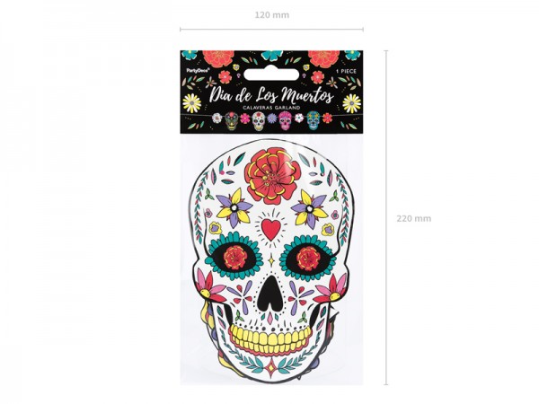 Feast of the Dead Masks Garland 1.2m 6