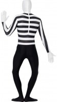 Preview: Mime morphsuit for men
