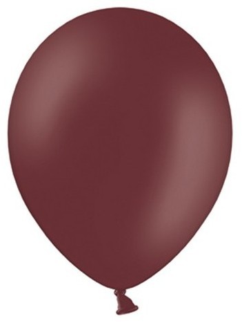 100 parti stjärnballonger rödbruna 27cm