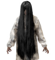 Horror zombie wig in black