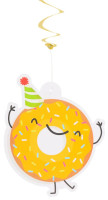 Oversigt: 3 Happy Donut loftbøjler 85cm