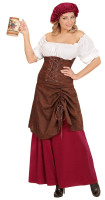 Vorschau: Mittelalter Schankwirtin Damen Kostüm