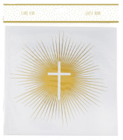 Vorschau: Gästebuch Golden Cross 24cm