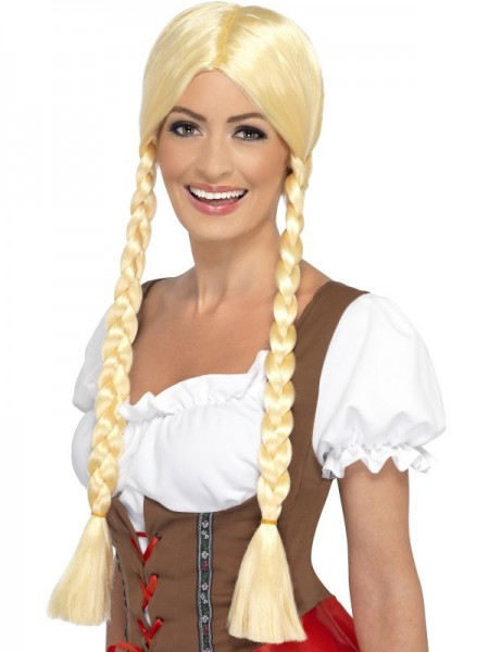 Blonde Everl wig with plaits