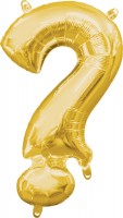 Symbol mini balonu foliowego? złoty 35cm