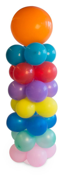 9-delt ballonsøjle