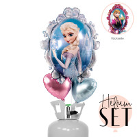 Vorschau: Disney Frozen Ballonbouquet-Set mit Heliumbehälter