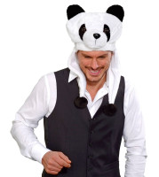 Panda Plüsch Mütze