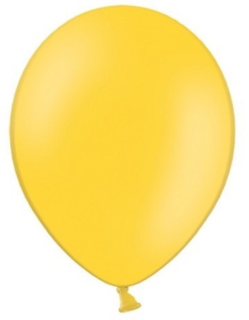 20 ballons étoiles de fête jaune 27cm