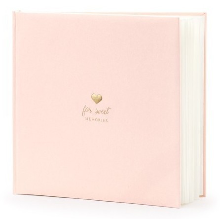 Gästebuch For Sweet Memories rosa 20,5cm