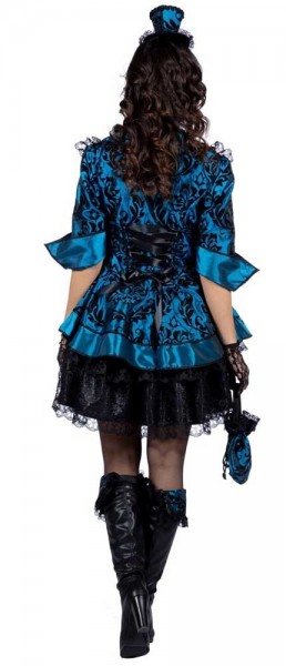Blauwe barokke jurk Aurelia 3