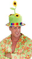 Sombrero de girasol colorido