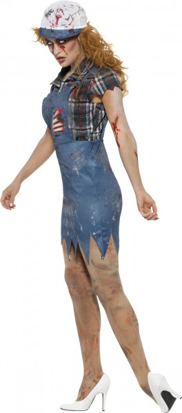 Costume da donna zombi Farmergirl 2