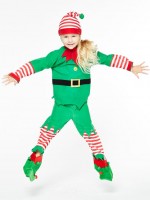Widok: Kostium świątecznego elfa dla dzieci