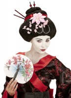 Vista previa: Peluca decorada de geisha de Yuan