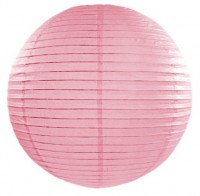 Anteprima: Lanterna di carta rosa 45cm