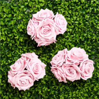 Vorschau: 5 Rosen-Bouquets rosa