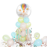 Vorschau: Balloha Geschenkbox DIY Zur Geburt Heißluftballon XL