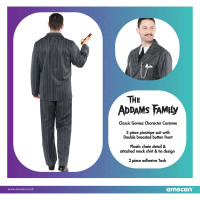 Oversigt: Gomez Addams familie kostume til mænd