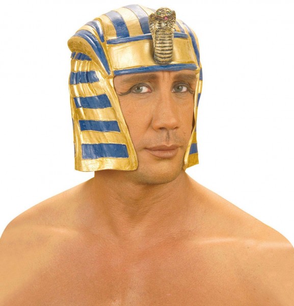 Egyptisk faraos huvudbonad i latex