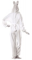White bunny overall for adults