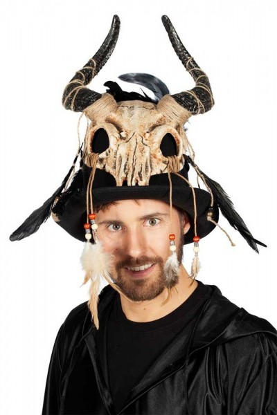 Voodoo-goochelaar schedelcilinder