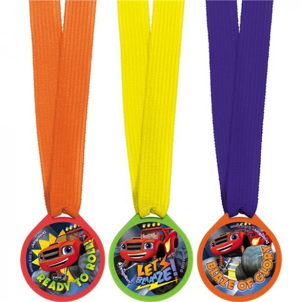 12 Blaze and the Monster Machines Medals