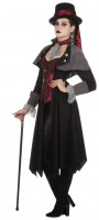 Voorvertoning: Gothic Vampire barones dames kostuum
