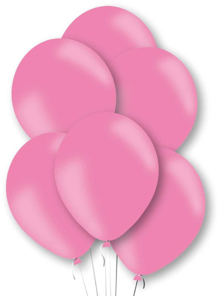 10 różowych perłowych balonów 27,5 cm