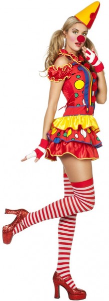 Sexy circus clown ladies costume