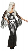 Voorvertoning: Skelet zeemeermin dames kostuum