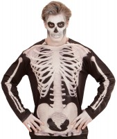 Vista previa: Camisa de esqueleto fotorrealista para hombre