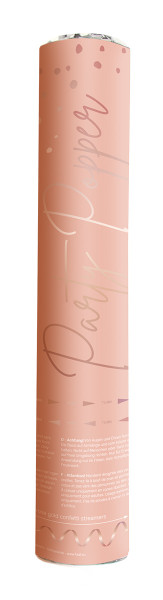 Canon à confettis 28cm Blush élégant or rose