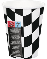 Preview: 8 Hot Racer paper cups 250ml