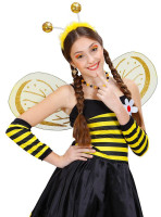 Voorvertoning: Crazy Bee-hoofdband met voelsprieten met pailletten