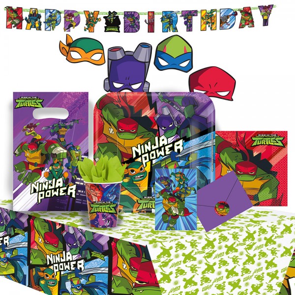 Set de fiesta Teenage Mutant Ninja Turtles 58 piezas