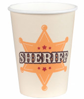 Preview: 10 Wild West paper cups 270ml