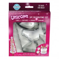 Preview: Unicorn cookie cutter set 5 pieces