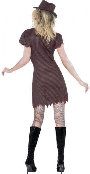 Zombie Frau Minikleid Kostüm