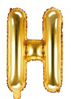 Folienballon H gold 35cm