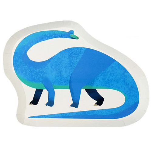 12 bæredygtige Dino-papirplader 28 x 20 cm