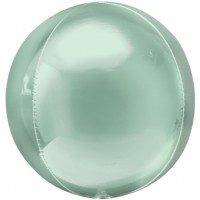 Ballon aluminium Orbz vert menthe 41cm