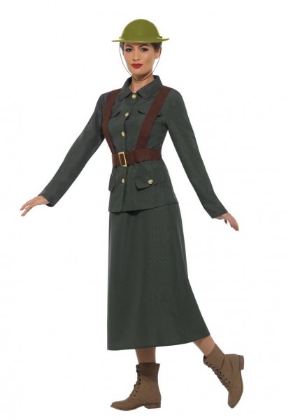 Costume de femme soldat britannique Cora 3