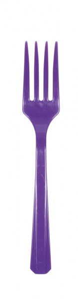 10 Partytime Gabeln Violett 16cm