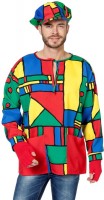 Widok: Artysta bluzka kolorowa bloki kolorowe